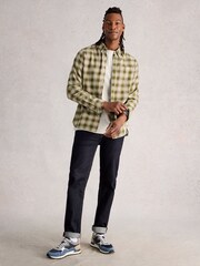 ירוק - White Stuff Ludlow Two Tone Check Shirt - תמונה 2 מתוך 6