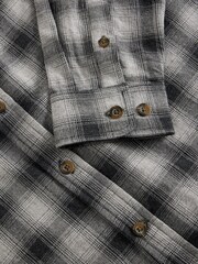 אפור - White Stuff Ludlow Two Tone Check Shirt - תמונה 6 מתוך 6