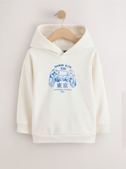 Cream Controller Regular Fit Older Graphic Print Hoodie (3-16yrs) - Image 1 of 4