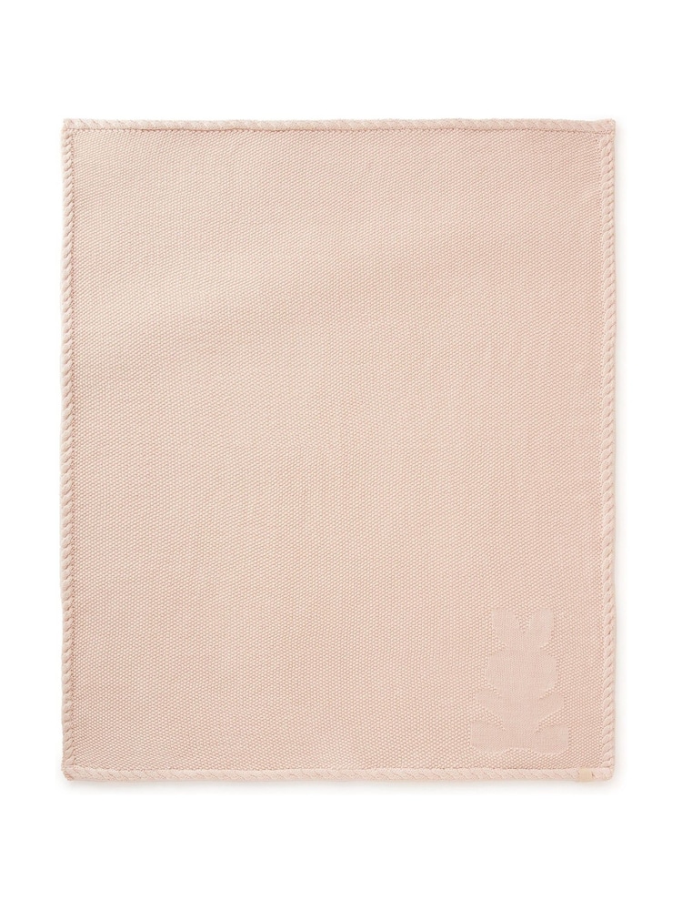Benetton Pink Bunny Logo Blanket - Image 2 of 3 Benetton Pink Bunny Logo Blanket - Image 2 of 3