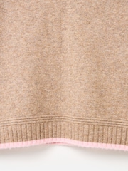 Oliver Bonas Brown Roll Neck Knitted Jumper - Image 8 of 8