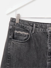 Oliver Bonas Vasket Denim Baggy bukseben Jeans - Bilde 6 av 7