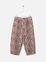 Oliver Bonas Brown Barrel Leg Jeans - Image 3 of 7