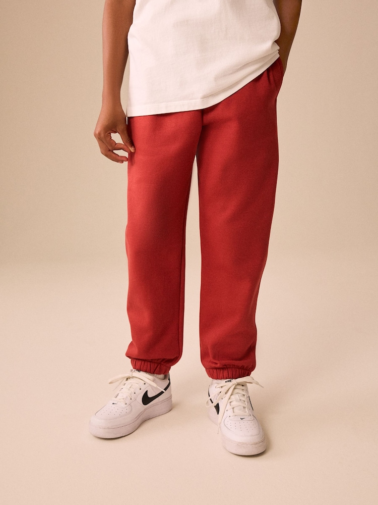 Rust Regular Fit Joggers (3-16yrs) - Image 1 of 4