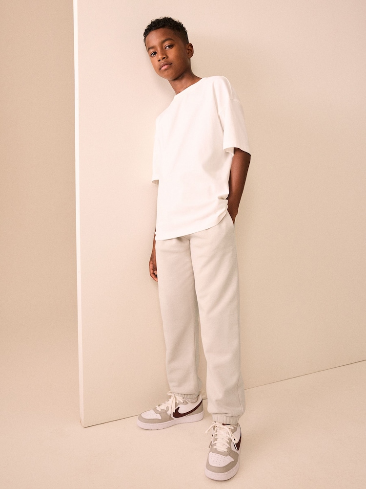 Ecru Regular Fit Joggers (3-16yrs) - Image 2 of 5