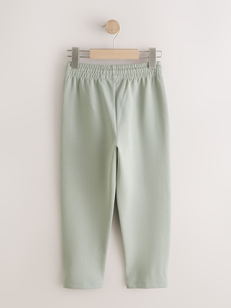 Punto Interlock verde suave - Pantalones de chándal de vestir (3-16años) - Imagen 2 de 4 Punto Interlock verde suave - Pantalones de chándal de vestir (3-16años) - Imagen 2 de 4