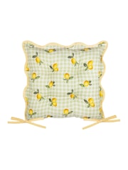 Furn Set of 2 Sage Fruits Lemons Seat Pads - Image 2 of 4