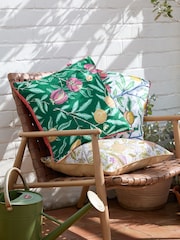 Morris & Co Coral Lemon Fruits Outdoor Cushion - Image 6 of 6