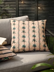 Wylder Papyrus Monkey Palm Stripe Outdoor Cushion - Image 1 of 5