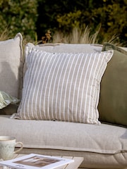 Yard Natural Hessle Stripe Outdoor Cushion - Image 1 of 5
