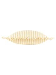 Wylder Yellow Millie Ruffle Striped Outdoor Cushion - Image 4 of 5