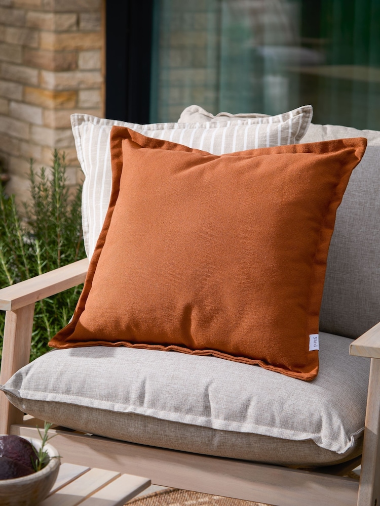 Yard Pecan Holmfirth Canvas Outdoor Cushion - Image 1 of 6