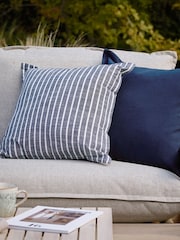 Yard Navy Holmfirth Canvas Outdoor Cushion - Image 2 of 6