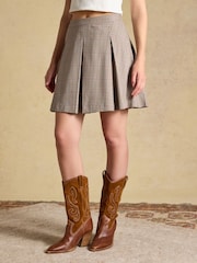 Joules Ada Pleated Mini Skirt - Imagem 1 de 6