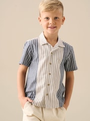 Angel & Rocket Blue Beau Cut And Sew Short Sleeve Shirt - Image 1 of 7