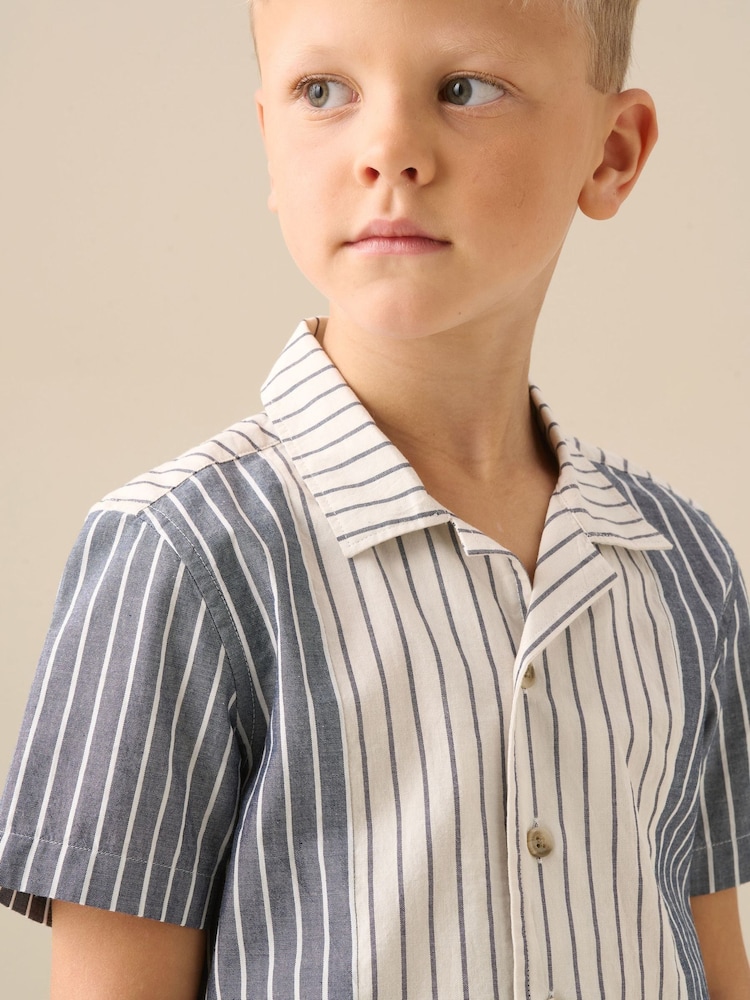 Angel & Rocket Blue Beau Cut And Sew Short Sleeve Shirt - Image 2 of 7