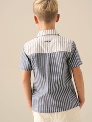 Angel & Rocket Blue Beau Cut And Sew Short Sleeve Shirt - Image 4 of 7