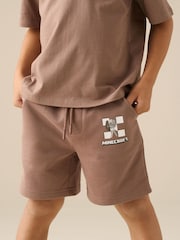 Angel & Rocket Brown Minecraft Shorts - Image 1 of 7