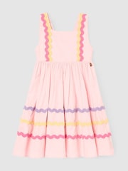 Angel & Rocket Pink Mia Wide Ric Rac Dress - Image 6 of 8
