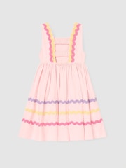 Angel & Rocket Pink Mia Wide Ric Rac Dress - Image 7 of 8