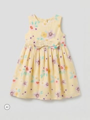 Angel & Rocket Edie Linen Floral Dress - Larawan 4 ng 4