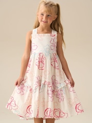 Angel & Rocket White Lettie Printed Floral Dress - Image 5 of 8