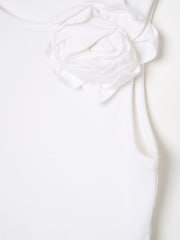 Angel & Rocket White Jess Crochet Flower Dress - Image 7 of 7