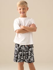 Angel & Rocket Black Sandy Print Swim Shorts - Image 3 of 3