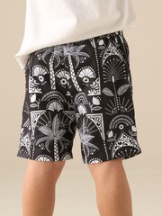 Angel & Rocket Black Sandy Print Swim Shorts - Image 5 of 5