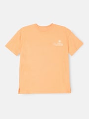 Angel & Rocket Orange Parker Orange Textured T-Shirt - Image 6 of 8