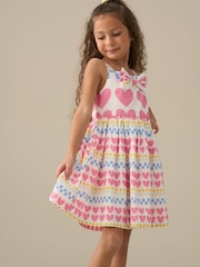 Angel & Rocket Maddie Heart Print Dress - Imaginea 3 din 5