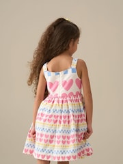 Angel & Rocket Maddie Heart Print Dress - Imaginea 4 din 5