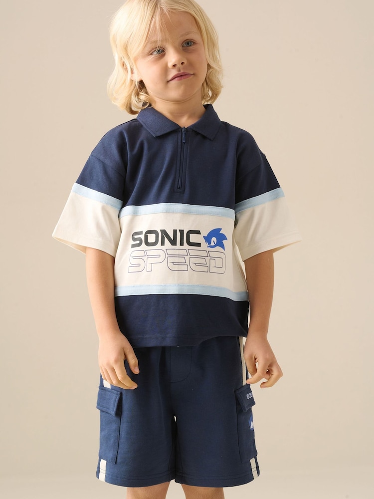 Angel & Rocket Sonic Blocked Polo Shirt - 画像 1 / 9