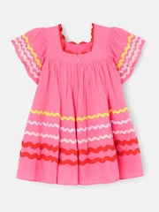 Angel & Rocket Pink Electra Ric Rac Dress - Image 7 of 8