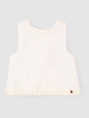 Angel & Rocket White Emmie White Woven Top - Image 5 of 7