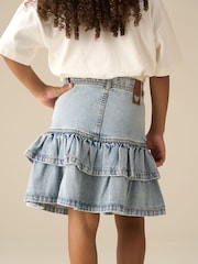 Angel & Rocket Blue Noemie Rara Denim Mini Skirt - Image 3 of 7
