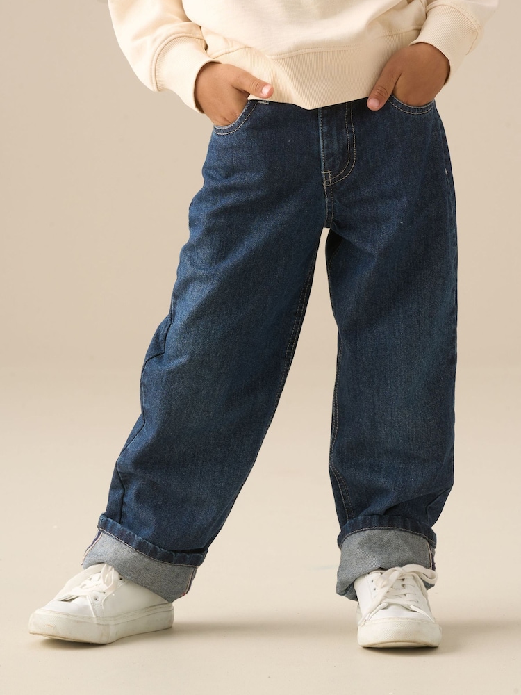 Angel & Rocket Blue Otis Indigo Straight Fit Jeans - Image 1 of 6 Angel & Rocket Blue Otis Indigo Straight Fit Jeans - Image 1 of 6
