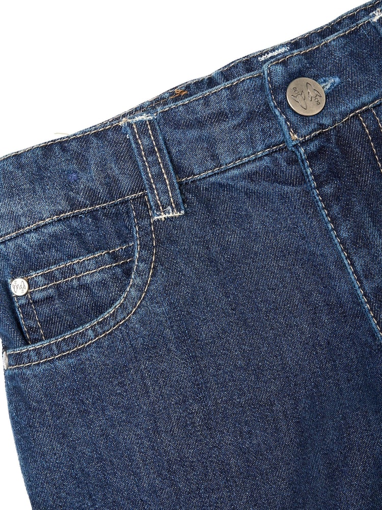 Angel & Rocket Blue Otis Indigo Straight Fit Jeans - Image 6 of 6 Angel & Rocket Blue Otis Indigo Straight Fit Jeans - Image 6 of 6