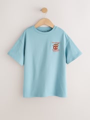 Blue Oversized Graphic Print T-Shirt (3-16yrs) - Image 5 of 8
