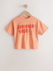 Orange Summer Short Sleeve T-Shirt (3mths-7yrs) - Image 1 of 4