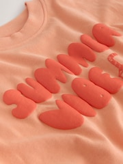 Orange Summer Short Sleeve T-Shirt (3mths-7yrs) - Image 3 of 4