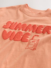 Orange Summer Short Sleeve T-Shirt (3mths-7yrs) - Image 4 of 4
