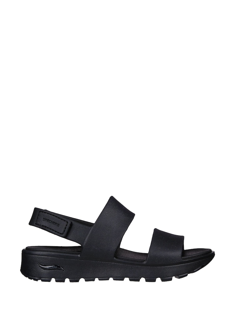Skechers Black Arch Fit Footsteps Day Dream Sandals - Image 1 of 5