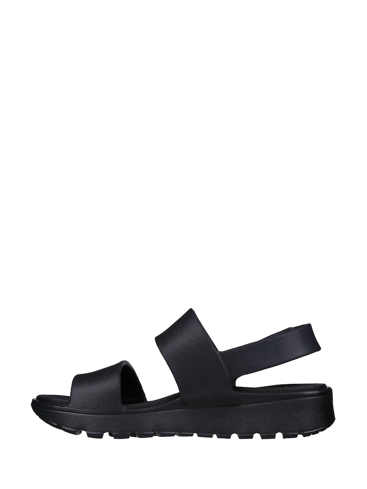 Skechers Black Arch Fit Footsteps Day Dream Sandals - Image 2 of 5