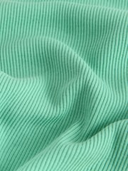 Teal Blue Ribbed Thick Strap Embroided Vest - Image 3 of 3