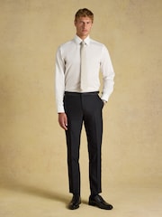 Joules Black Slim Fit Tuxedo Suit Trousers - Image 7 of 8