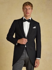 Joules Black Slim Fit Morning Suit Jacket - Image 1 of 8