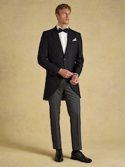 Joules Black Slim Fit Morning Suit Jacket - Image 4 of 8
