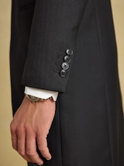 Joules Black Slim Fit Morning Suit Jacket - Image 5 of 8