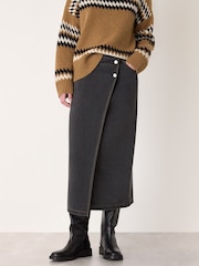 Φούστα Midi με κουμπιά και τζιν Whistles - Εικόνα 1 του 5